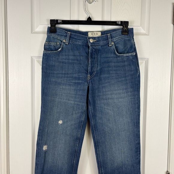 Free People We the Free Maggie mid rise straight leg cropped jeans sz 26 - Picture 6 of 14